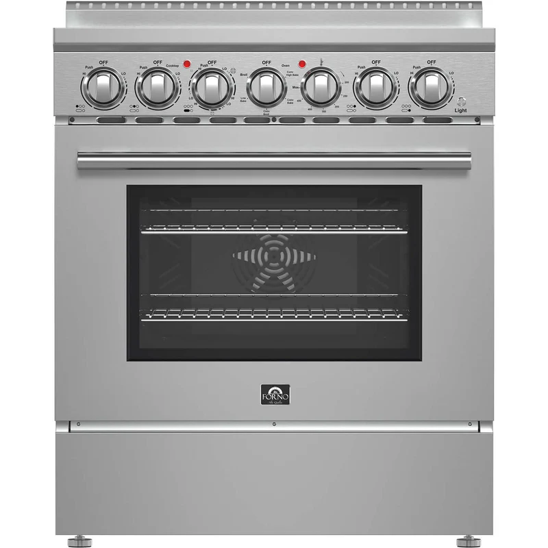 Forno Cuisinière autoportante électrique de 30 pouces avec technologie convection véritable européenne FFSEL6011-30