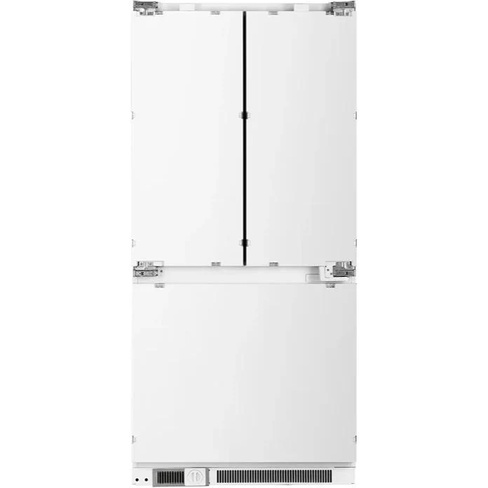 Forno Réfrigérateur trois portes avec porte à deux battants encastrable de 36 pouces, 15,5 pi. cu. avec machine à glaçons FFRBI1811-36FR