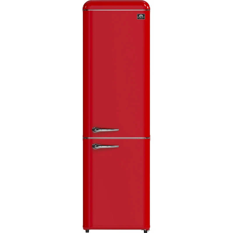 Forno Réfrigérateur à congélateur inférieur autoportant de 22 pouces, 9 pi. cu. FFFFD1745-22RED