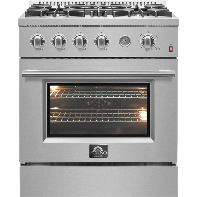 Forno Cuisinière autoportante à gaz de 30 pouces avec technologie convection FFSGS6277-30