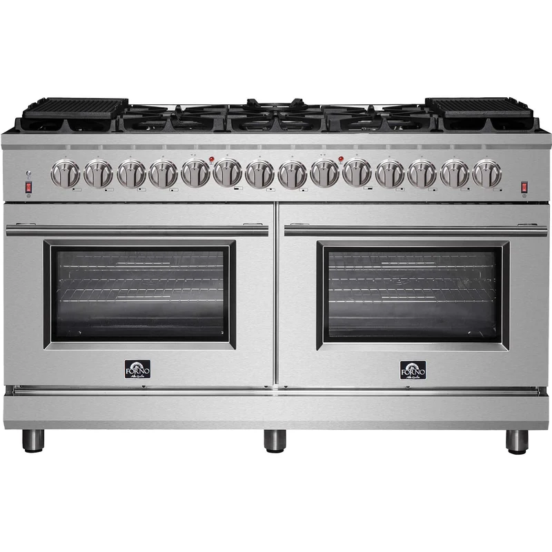 Forno Massimo cuisinière autoportante à bi-énergie de 60 pouces avec technologie convection européenne véritable FFSGS6125-60
