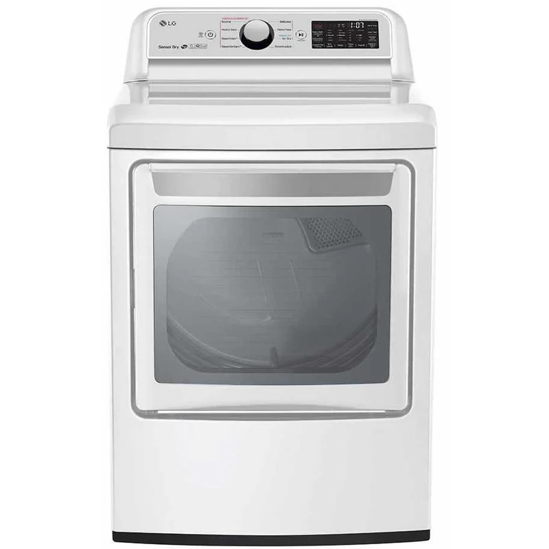 LG Sécheuse électrique de 7,3 pi.cu. avec technologie TurboSteam® DLEX7250W