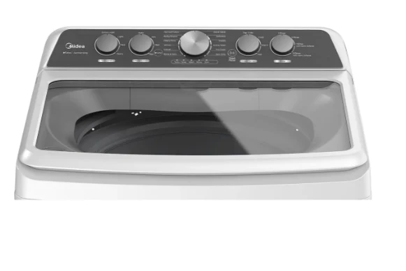 Laveuse à Chargement par le Haut de 4,7 pi³ / 27" avec Agitateur Blanche Midea MLV47C4AWW [BOITE OUVERTE]