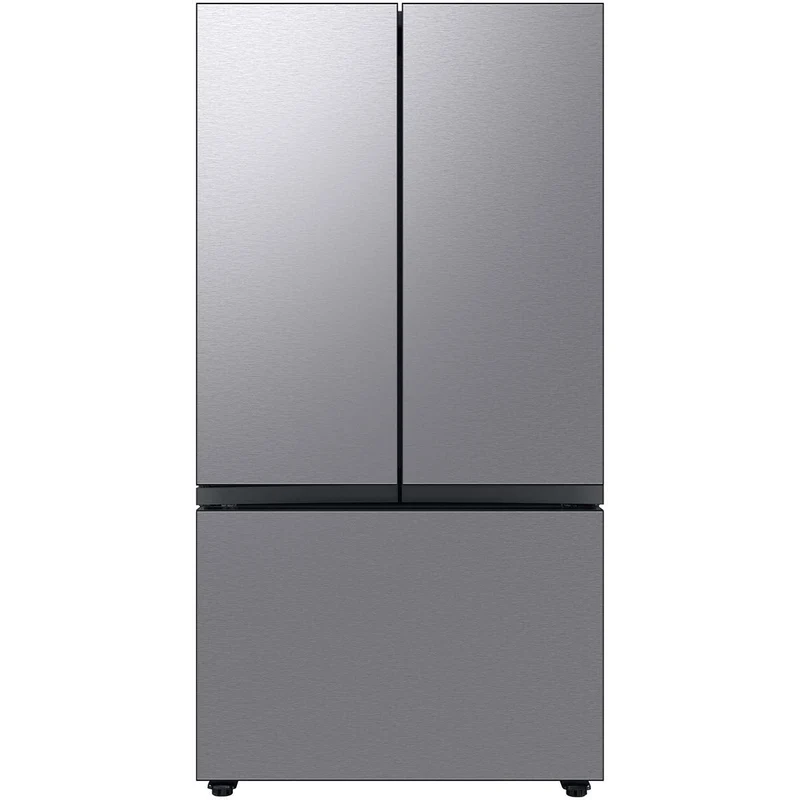 Samsung Réfrigérateur trois portes avec porte à deux battants Bespoke de 36 po., 30 pi.cu. avec machine à glaçons double RF30BB6600QLAA