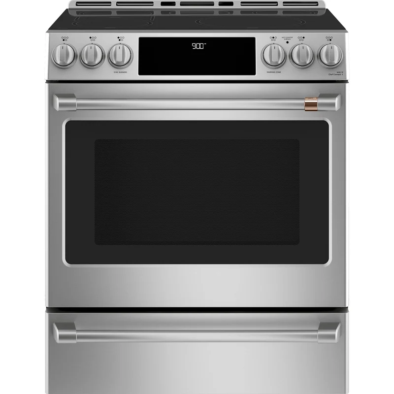 Café Cuisinière intégrée à induction de 30 po avec tiroir réchaud CCHS900P2MS1 [BOITE OUVERTE]