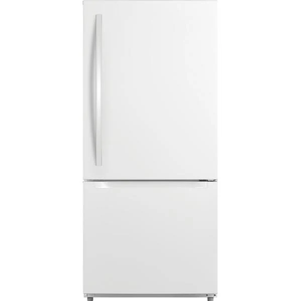 Frigidaire Réfrigérateur à congélateur inférieur autoportant de 30 pouces, 18,7 pi. cu. FRBE1925AW