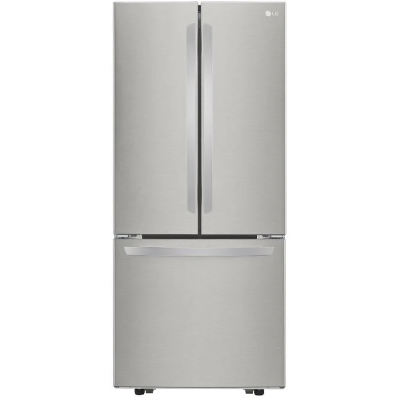 LG Réfrigérateur trois portes avec porte à deux battants amovible de 30 po., 21,8 pi.cu. avec technologie SmartDiagnosis™ LRFNS2200S