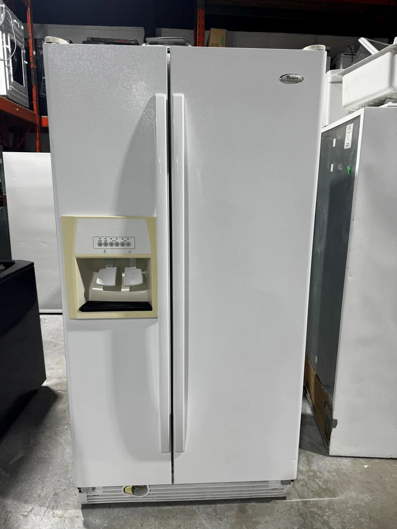 Réfrigérateur 36po Blanc Cote a Cote | ED5FHEXSQ00 - Whirlpool *** USAGÉ ***