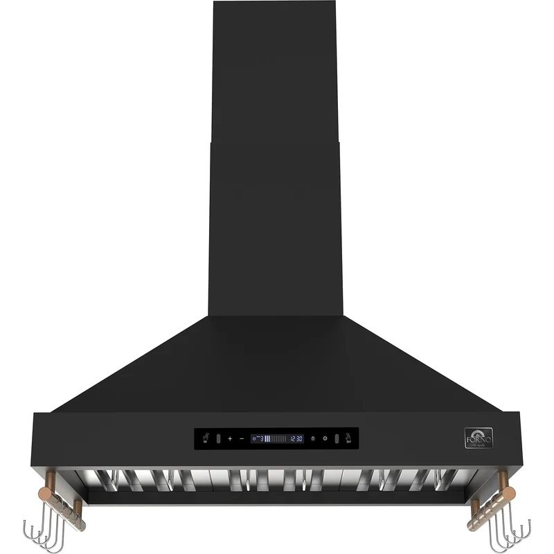 Forno Hotte murale Venezia de 36 po avec commandes tactiles et filtres à chicanes FRHWM5503-36BLK