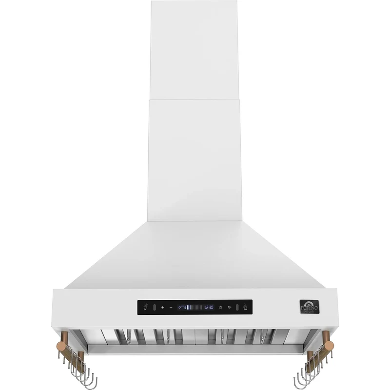 Forno Hotte murale Venezia de 30 po avec commandes tactiles et filtres à chicanes FRHWM5503-30WHT