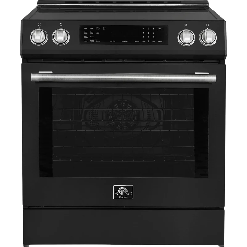 Forno Cuisinière encastrable à induction de 30 pouces avec technologie convection européenne véritable FFSIN0905-30BLK