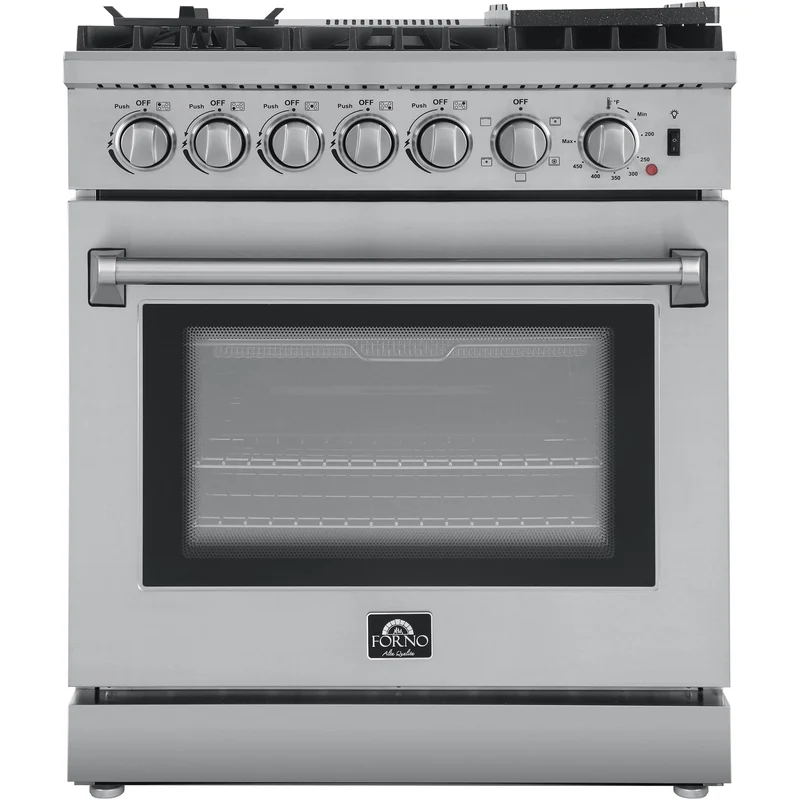 Forno Cuisinière autoportante biénergie Lazio 30 po FFSGS6196-30