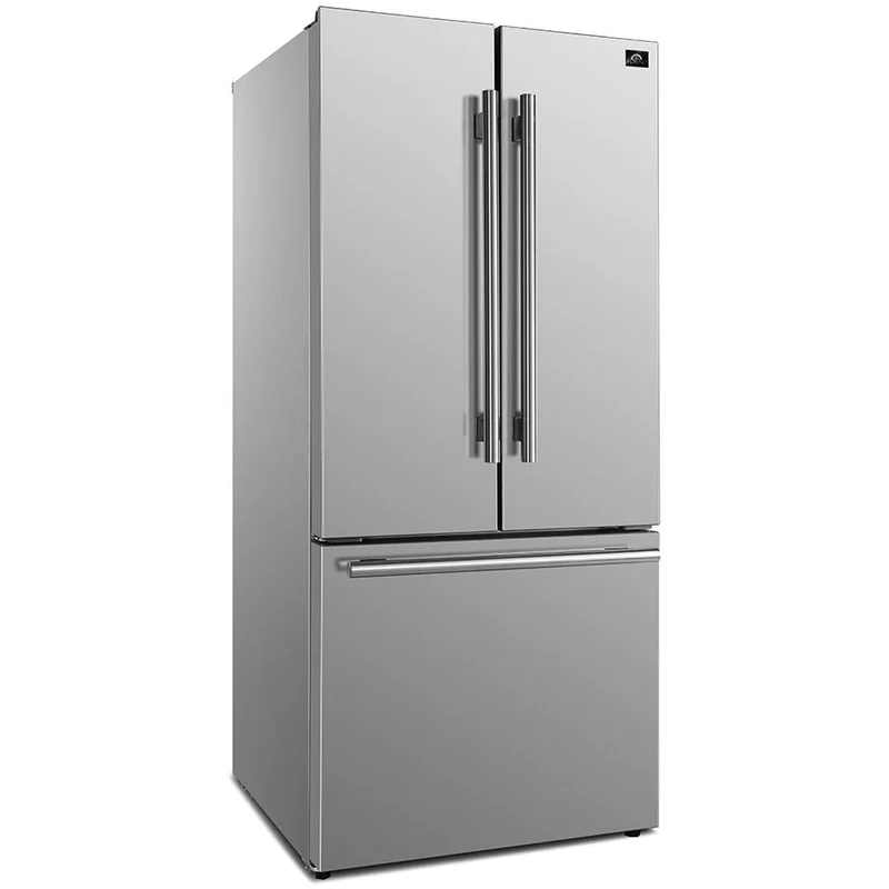 Forno Réfrigérateur trois portes avec porte à deux battants à profondeur de comptoir de 30 pouces, 17,5 pi cu avec machine à glaçons interne FFFFD1974-31SB