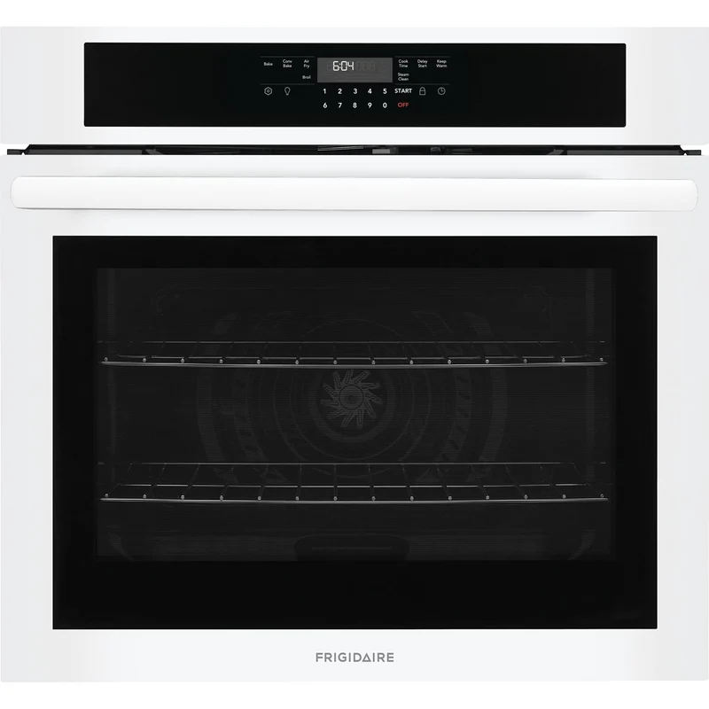 Frigidaire Four mural encastré simple de 30 po, 5,3 pi. cu. avec friture à l'air chaud FCWS3030AW
