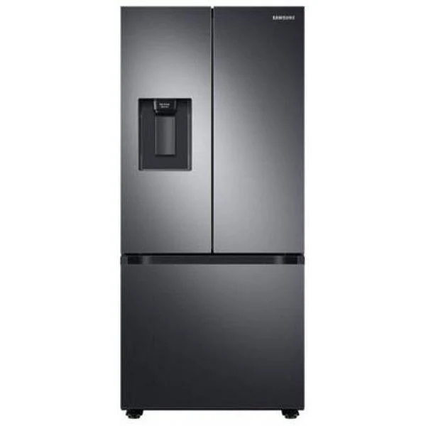 Samsung Réfrigérateur trois portes avec porte à deux battants amovible de 30 po., 22 pi.cu. avec distributeur d'eau externe RF22A4221SG/AA