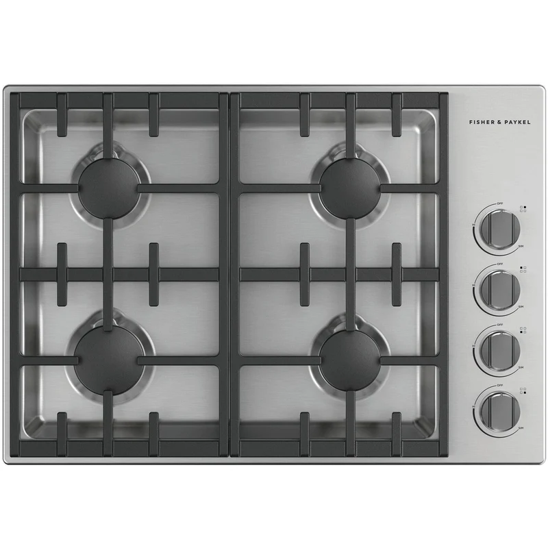 Fisher & Paykel Table de cuisson encastrée à gaz de 30 po. avec 4 brûleurs CDV3-304-L