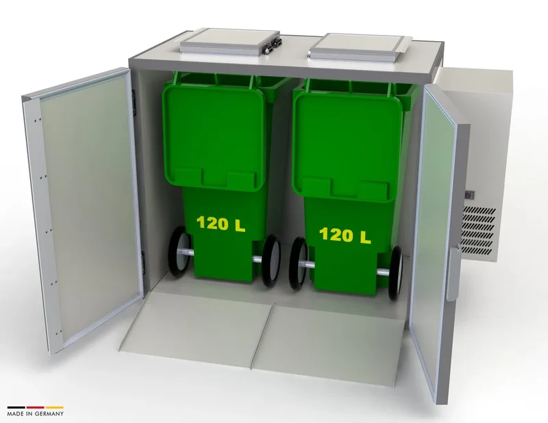 Hefa refroidisseur de déchets 2x 120L