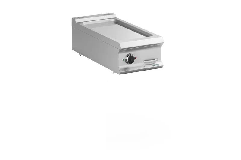 Plancha électrique Dexion Lux 980 - 40/90 - lisse, chromée - modèle de table - 7 kW