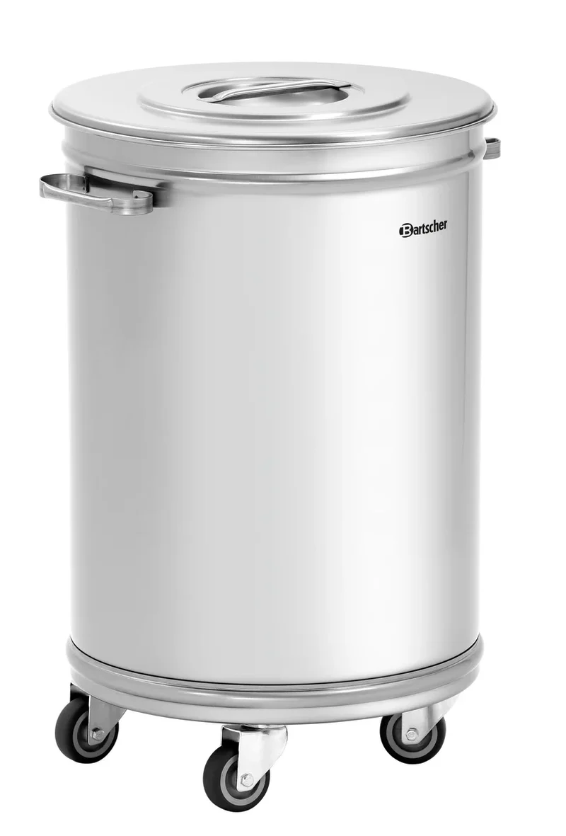 Bartscher Poubelle 56 litres sur 4 roulettes pivotantes
