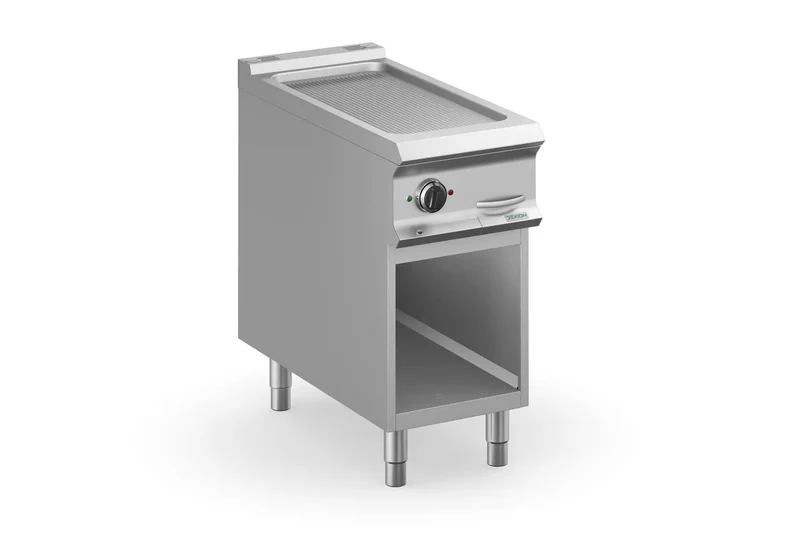 Plancha électrique Dexion Lux 980 - 40/90 - rainurée - 7 kW