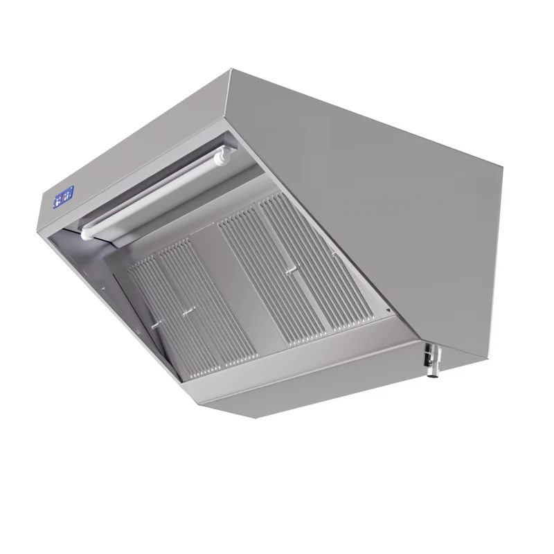 Hotte Snack Complète 900 - Longueur 1200 - Avec Moteur, Led et Variateur