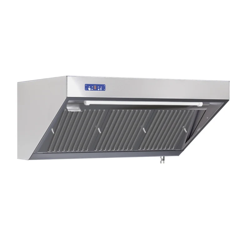 Hotte Snack Complète 700 - Longueur 1600 - Avec Moteur, Led et Variateur