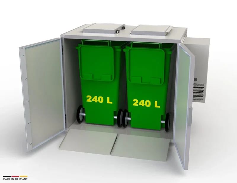 Hefa refroidisseur de déchets 2x 240L