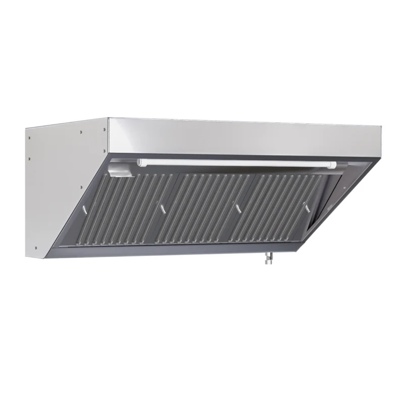 Hotte Snack 700 avec Led et Sans Moteur - Longueur 1800