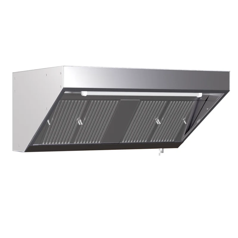 Hotte Snack 700 avec Led et Sans Moteur - Longueur 1200