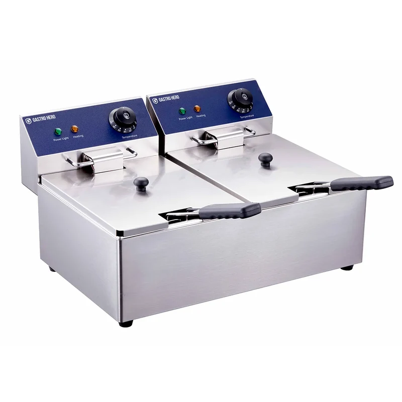 Friteuse électrique double ECO 6+6 litres