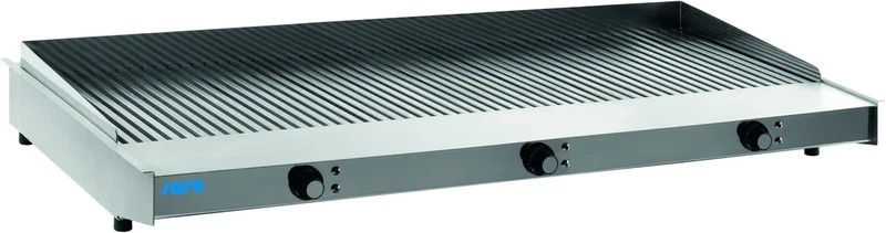 Saro Plancha électrique WOW Grill 1200 rainurée - appareil de table
