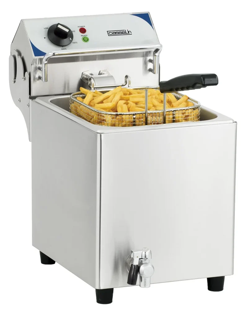 Friteuse Casselin 7L avec robinet de vidange (CFEV7B)
