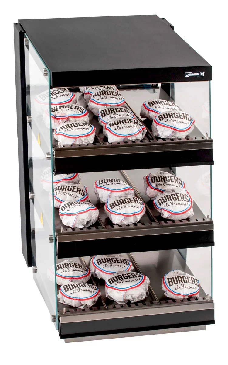 Station de distribution et de maintien au chaud pour burgers Casselin 55-3