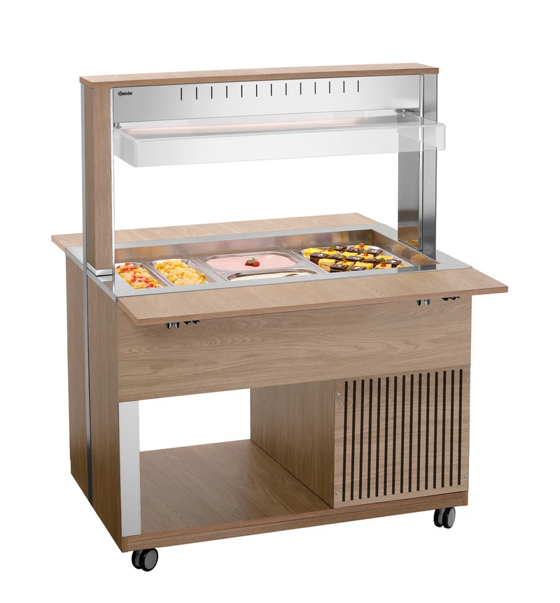 Chariot buffet réfrigéré bois 3 GN 1/1 K3110-200U – Bartscher