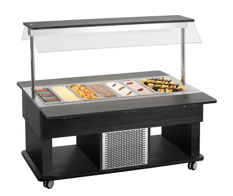 Chariot buffet réfrigéré enfant 700 mm anthracite K4110-150A – Bartscher