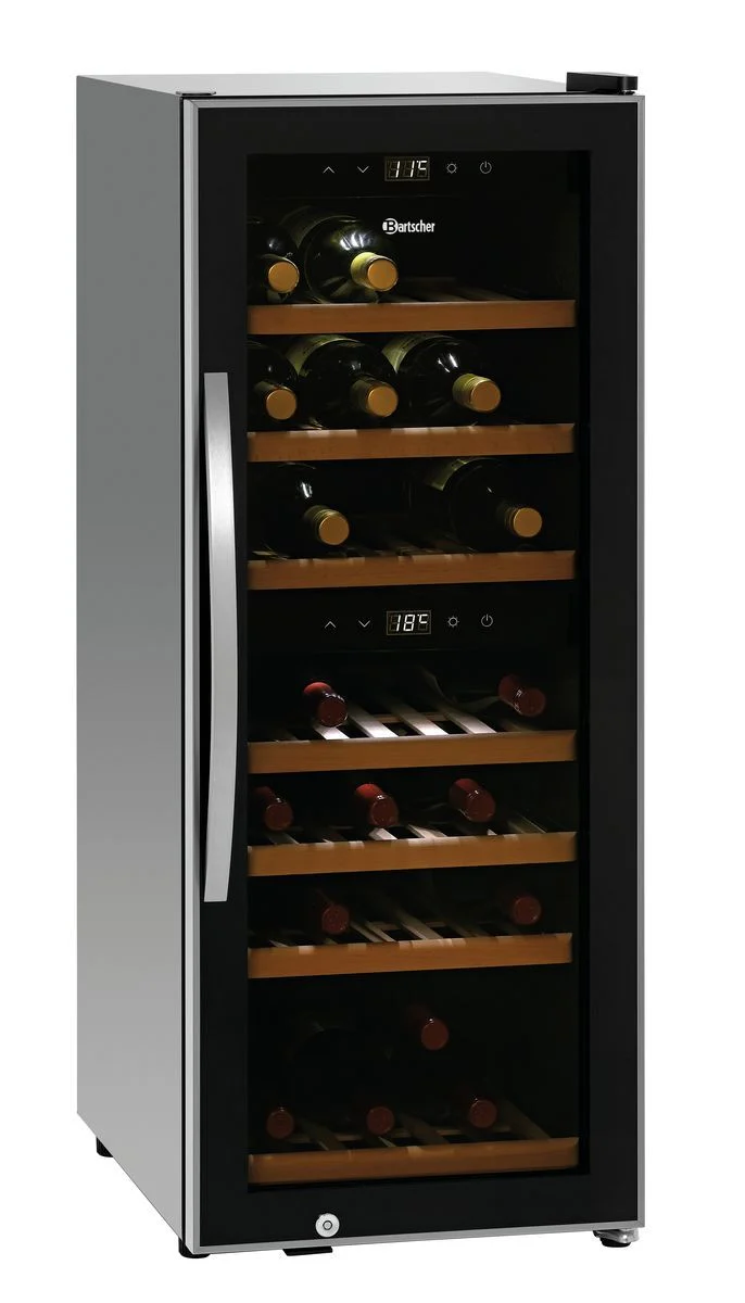 Cave à vin professionnelle 2 zones 38 bouteilles – Bartscher 2Z 38FL