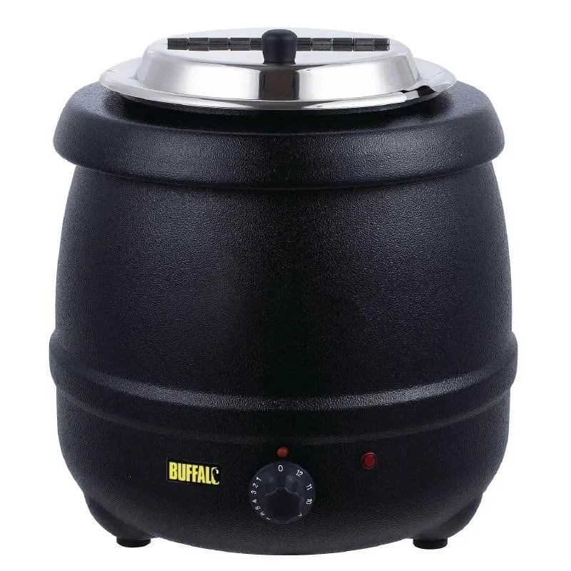 Marmite à soupe Buffalo 10 Litres noire