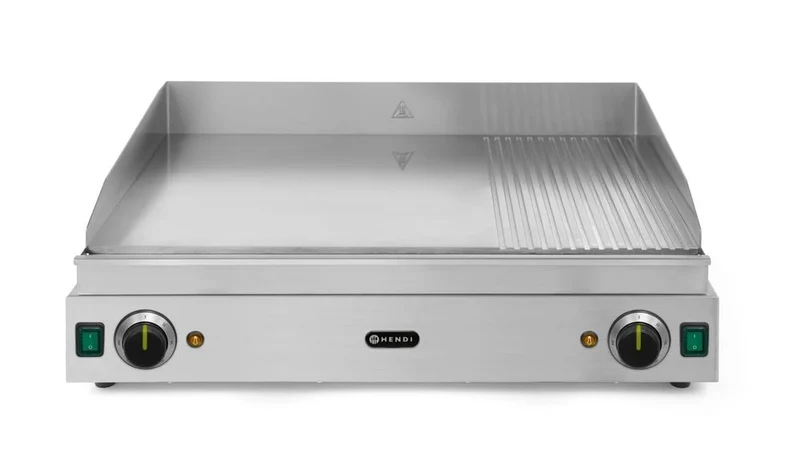 Plancha 230 V, 75 x 51 x 26 cm, acier chromé