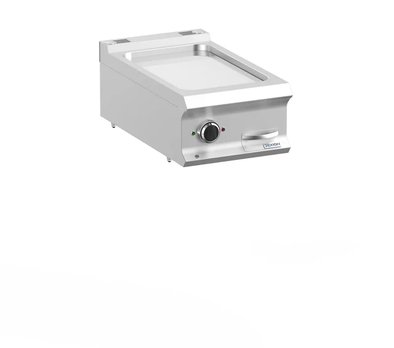 Plancha électrique Dexion Lux 700 - 40/73 - lisse, chromée - modèle de table - 5 kW