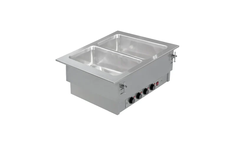 Bain-marie encastrable 2 GN 1/1 individuel