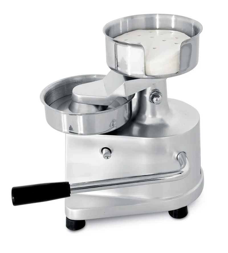 Presse à hamburgers inox/aluminium 330x250x300 mm