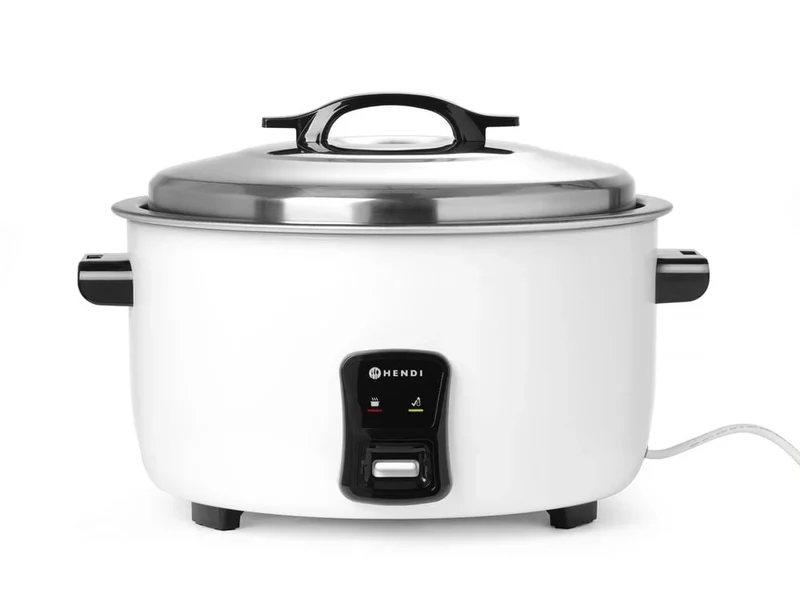 Hendi Cuiseur à riz 10L, Kitchen Line, 10L, 230V/2900W, 528x487x(H)370mm