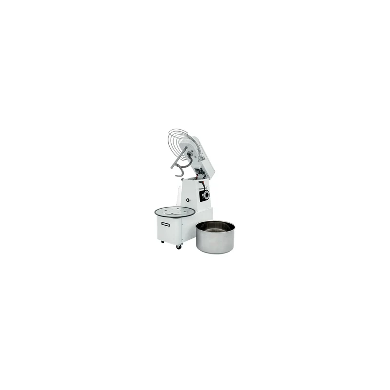 Pétrin à spirale tête relevable et cuve amovible 2 vitesses 35Kg