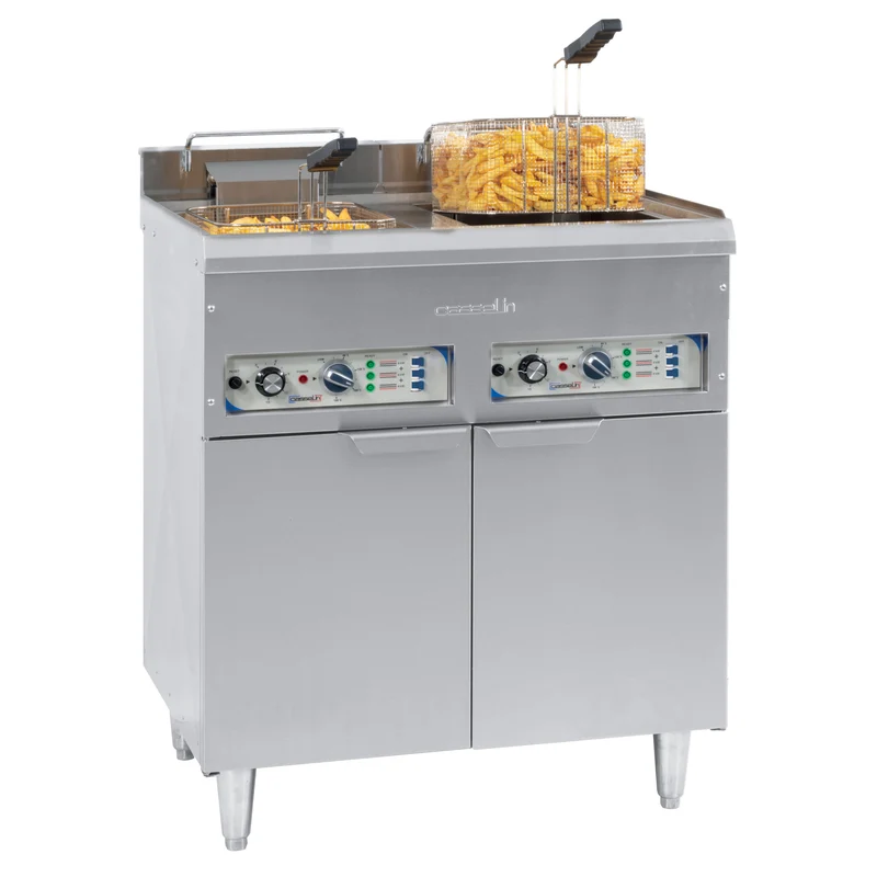 Friteuse électrique sur pieds 2 x 16 litres