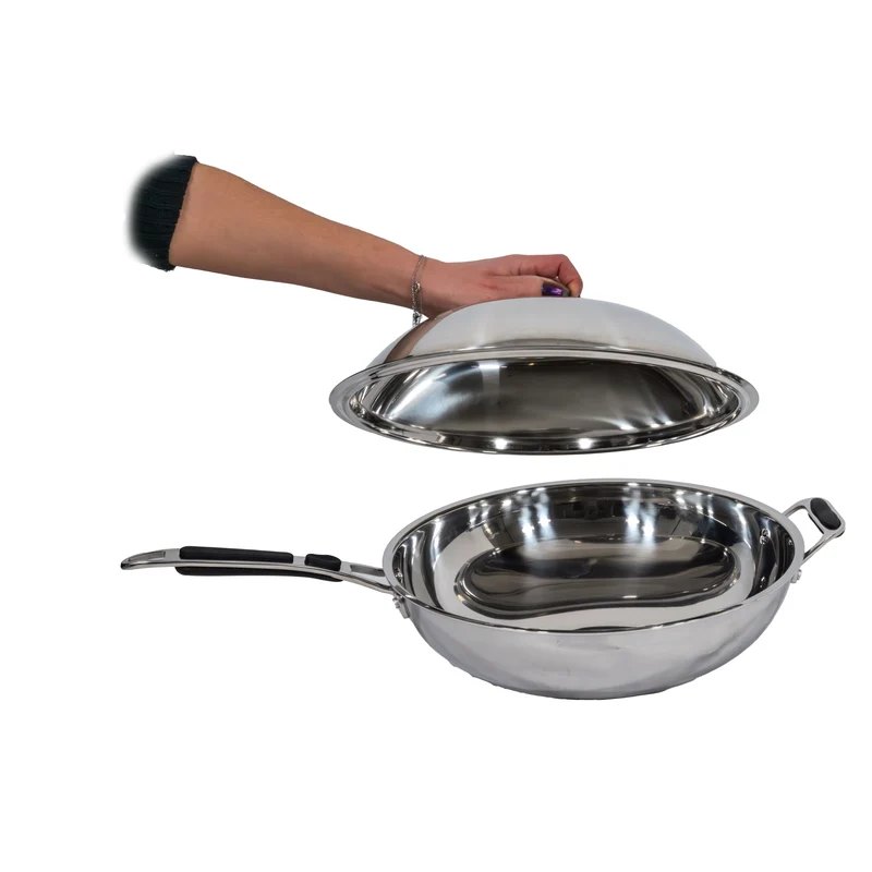 Wok avec couvercle 36cm