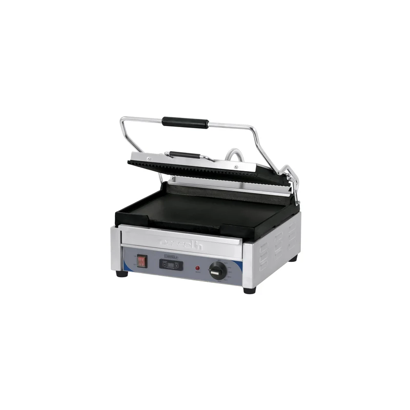 Grill Panini Grand Premium Rainurée - Lisse avec minuteur