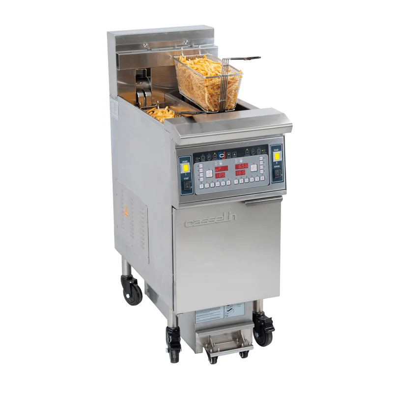 Friteuse électrique avec filtration 2 x 12 litres 17kW
