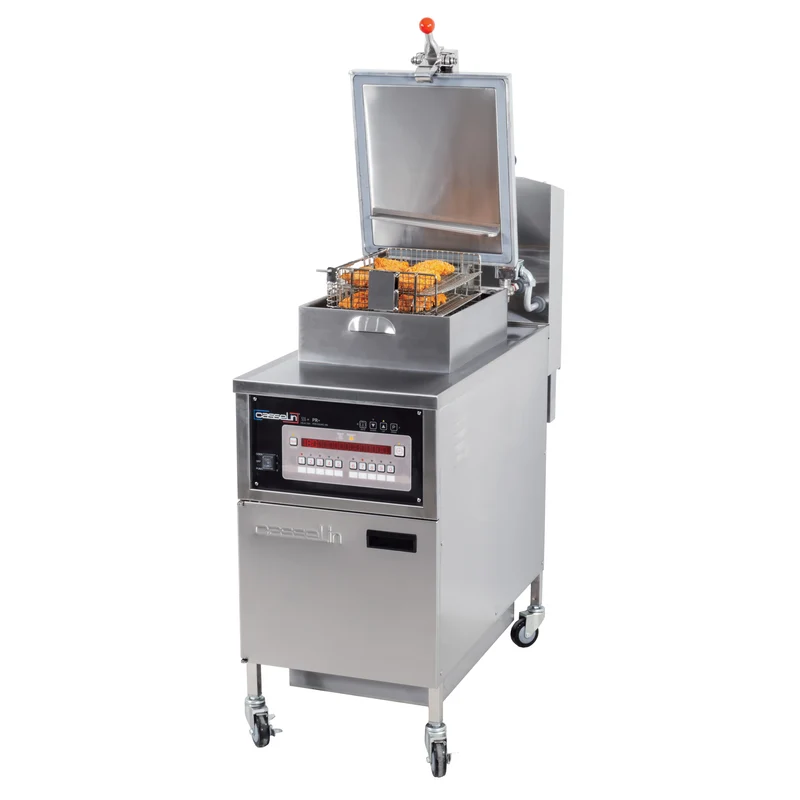 Friteuse électrique à pression avec filtration 25 litres 14kW