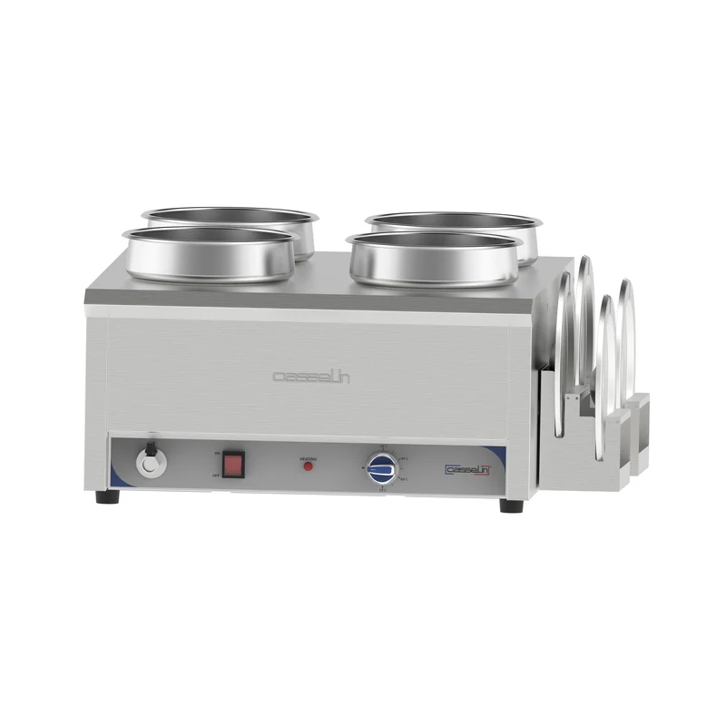Bain-marie à eau à sauce 4 x 7,5L