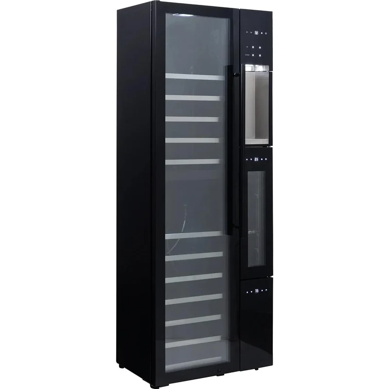 Sapphire Refroidisseur à vin intérieur/extérieur série 3 de 54 bouteilles SW643TZBLK